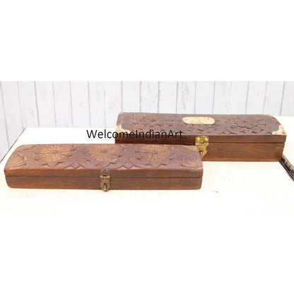 Unique Design Handmade Wooden Box Model 1 ( Lot Of 2 )