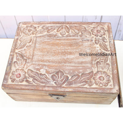 Unique Design Handmade Wooden Carving Model 1:- (Set Of 2)