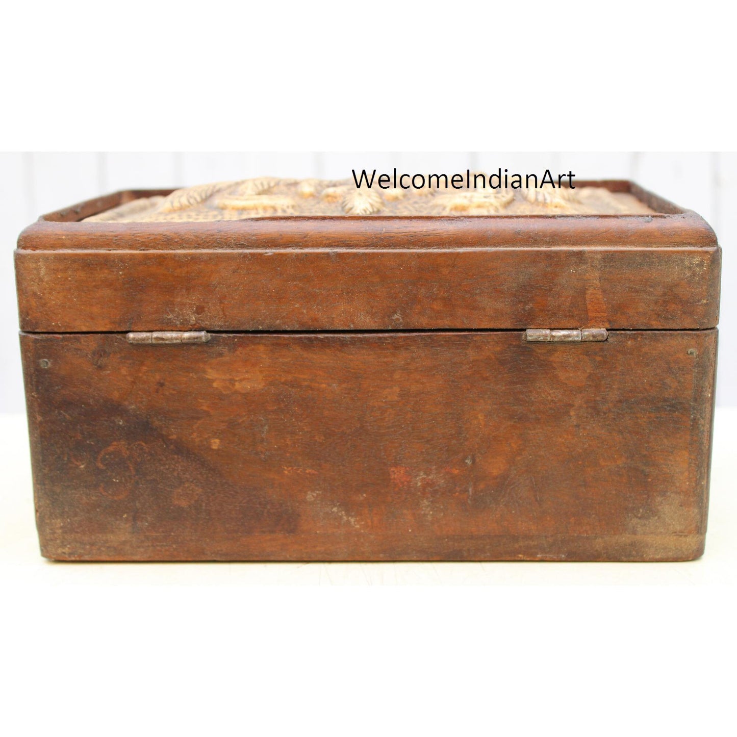 Wooden Brass Fitted Box, Jewellery Model 1