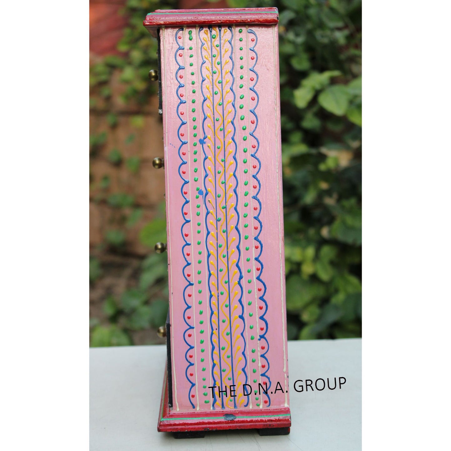 Wood Handpainted Colourful Drawer Compartment Model 1