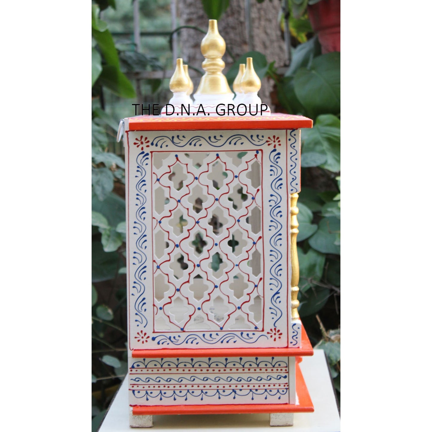 Handmade Wooden Temple /Pooja Mandir with LED