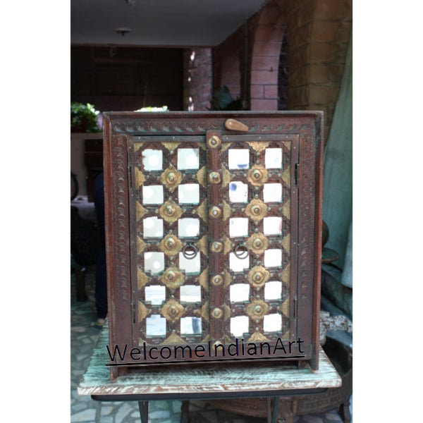 Wooden Cupboard, Old Primitive Cabinet, Model 1