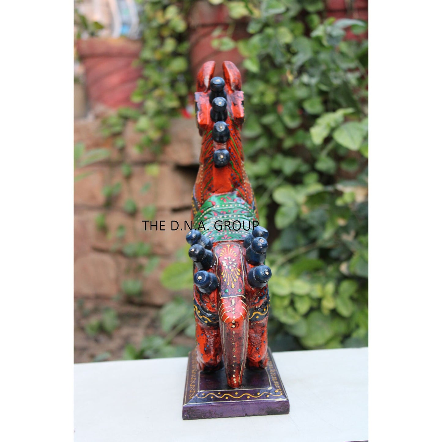 Wooden Handpainted Carved Horse Artistry Unique
