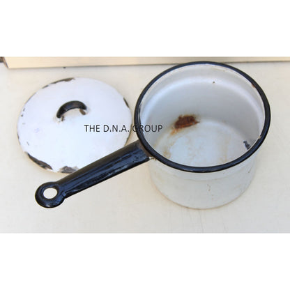 Porcelain Iron Pot With Lid Model 1