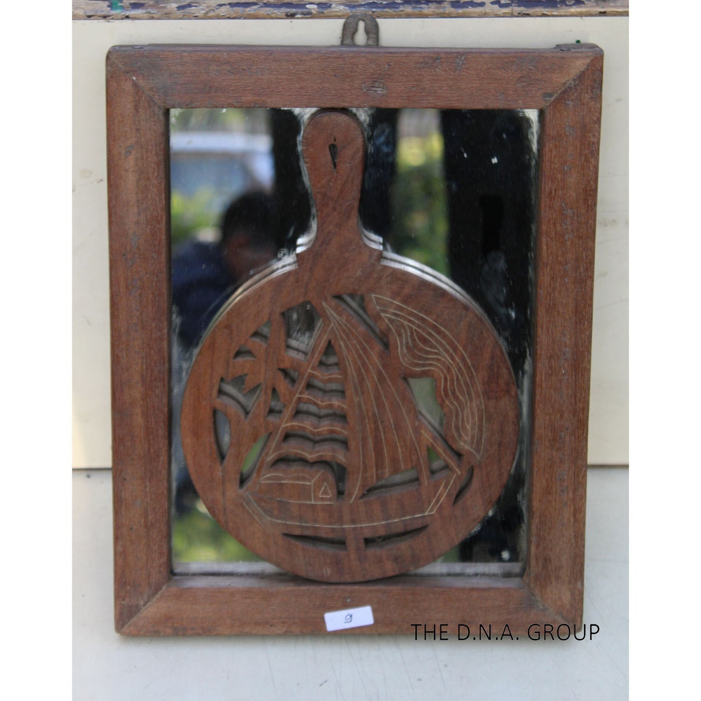 Wooden Old Mirror Frame, Antique Model 1