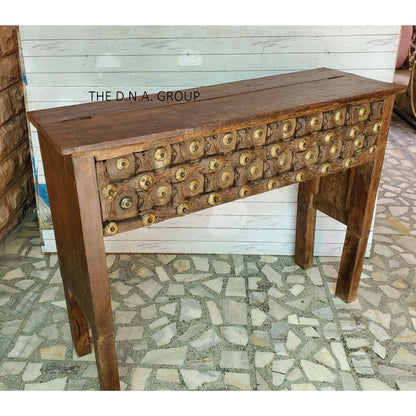 Indian Wooden Console Table Storage,Hand Model 1