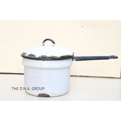 Porcelain Iron Pot With Lid Model 1