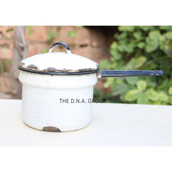Porcelain Iron Pot With Lid Model 1