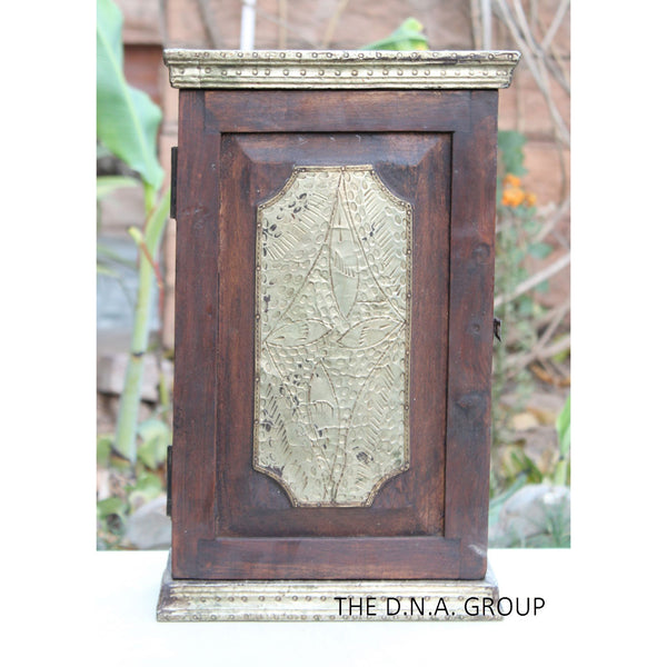 Wooden Antique Cabinet, Wall Mount Model 1