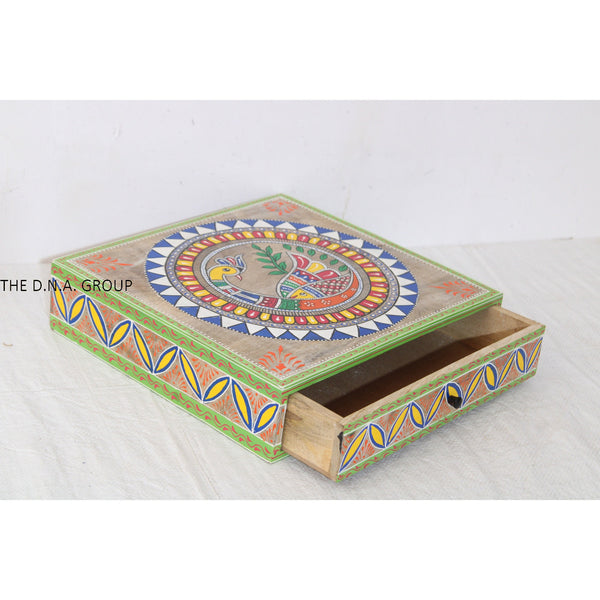Wooden Drawer Traditional Hand Painted Hand