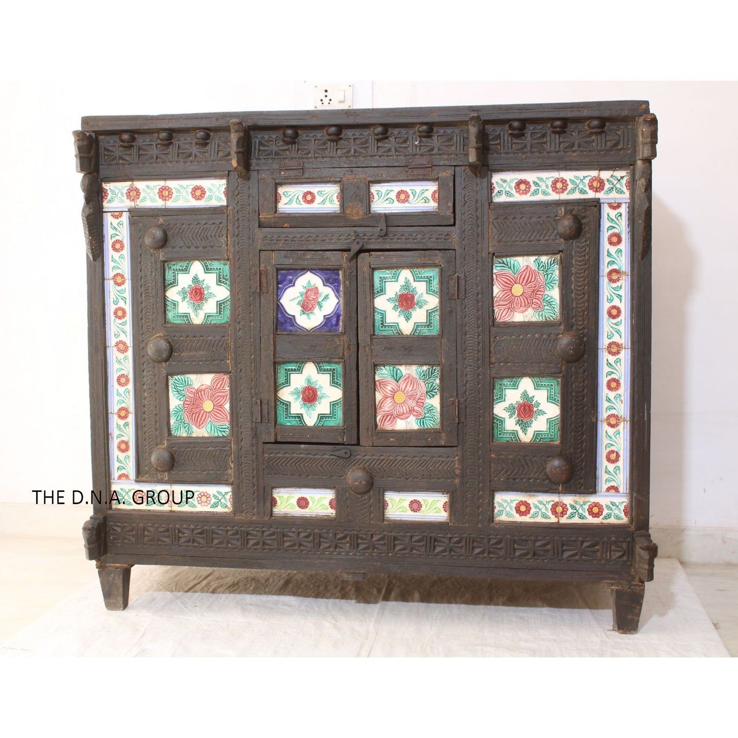 Antique Indian Wooden Damchiya Old Wood