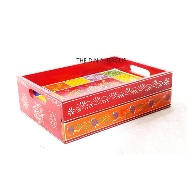Wood Drawer Box Treasure Drawer Case