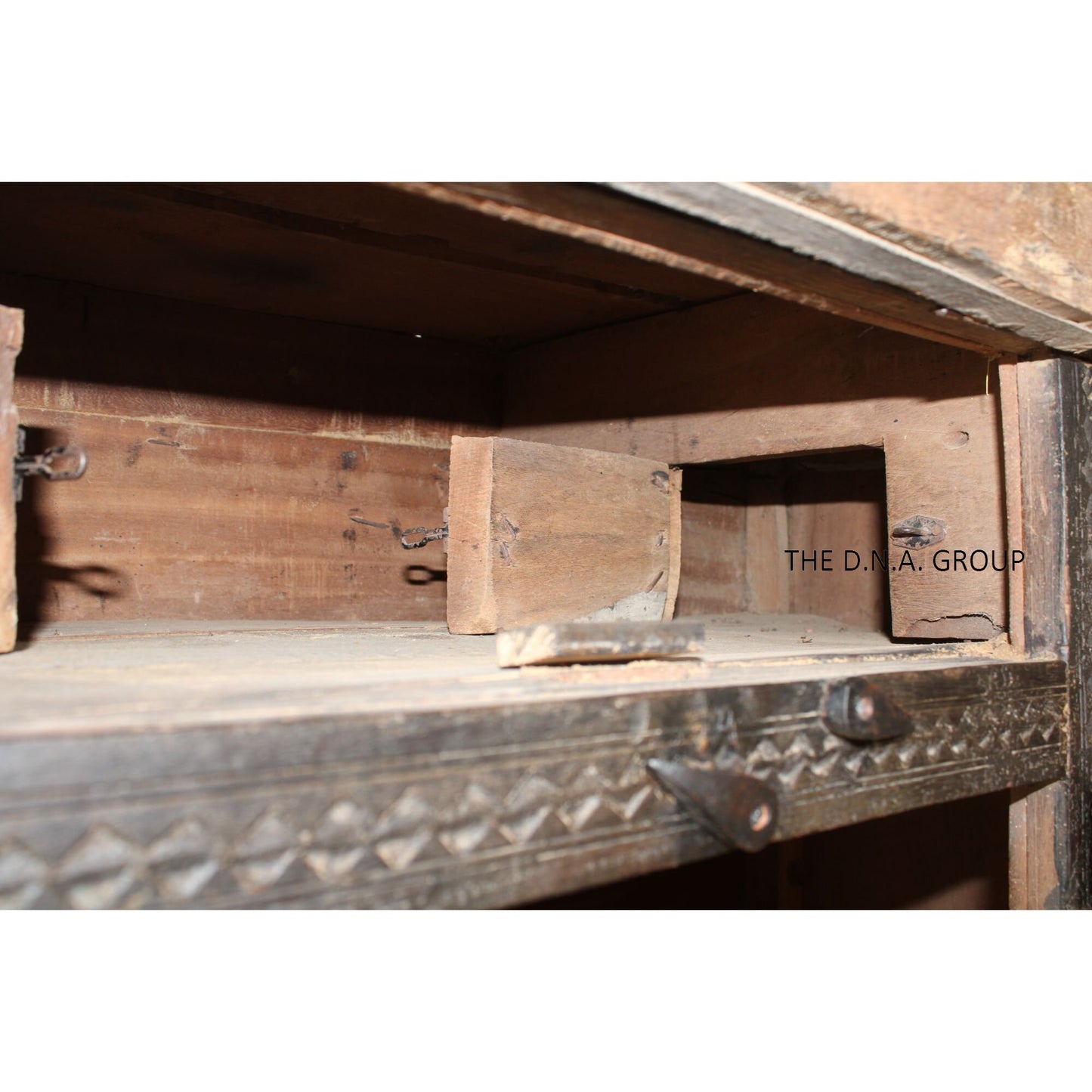 Antique Indian Wooden Damchiya Old Wood