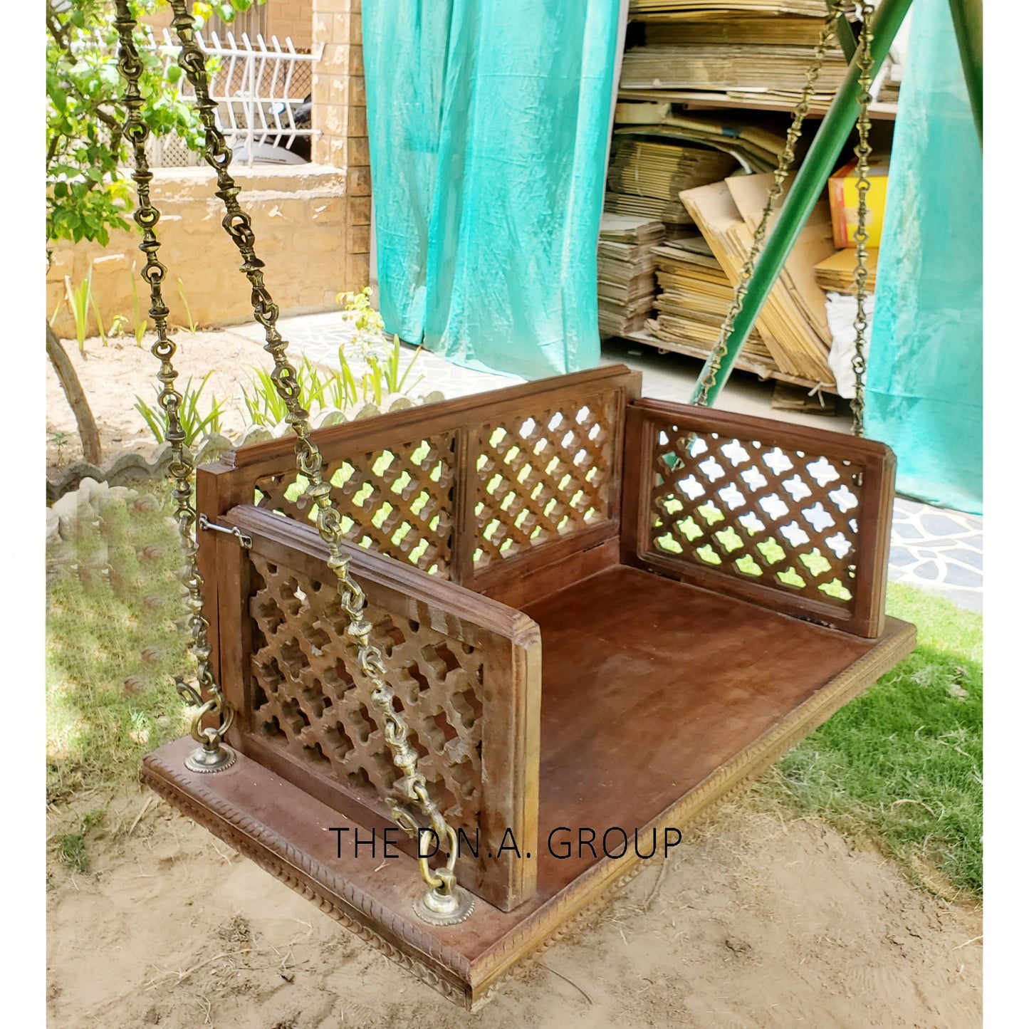 Wooden Swing, Vintage Look Swing 181 X 61 X 16