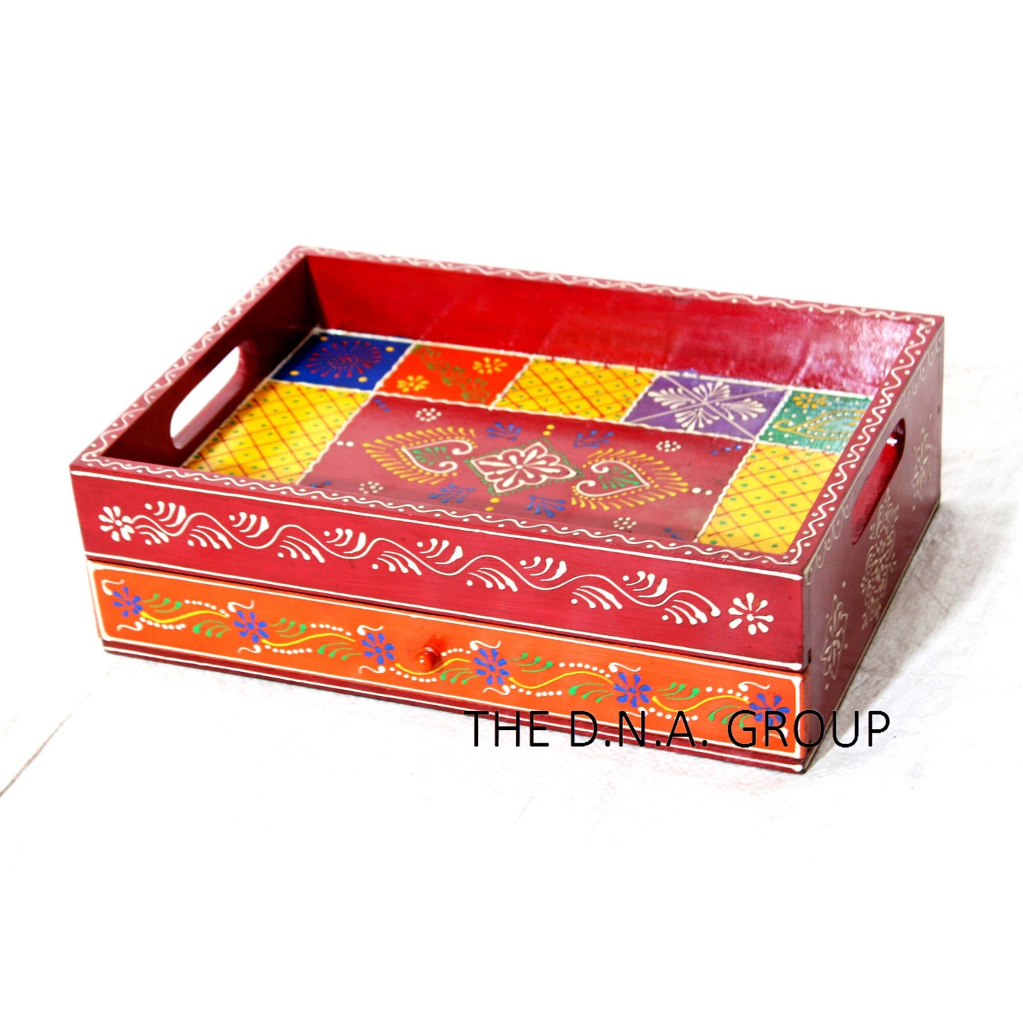 Wood Drawer Box Treasure Drawer Case