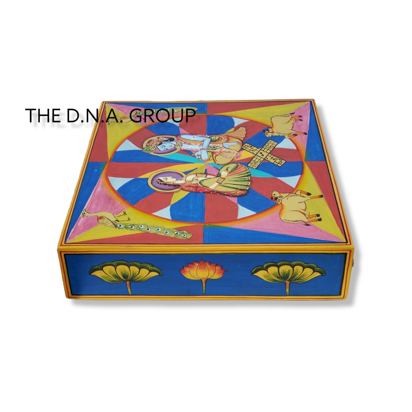 Wooden Drawer Box Hand Painted Wood