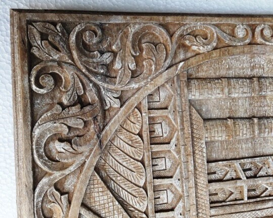 Wooden Hand Carved Wall Panel Model 1