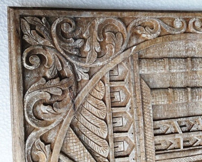 Wooden Hand Carved Wall Panel Model 1