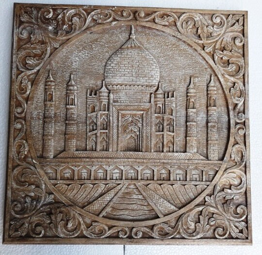Wooden Hand Carved Wall Panel Model 1