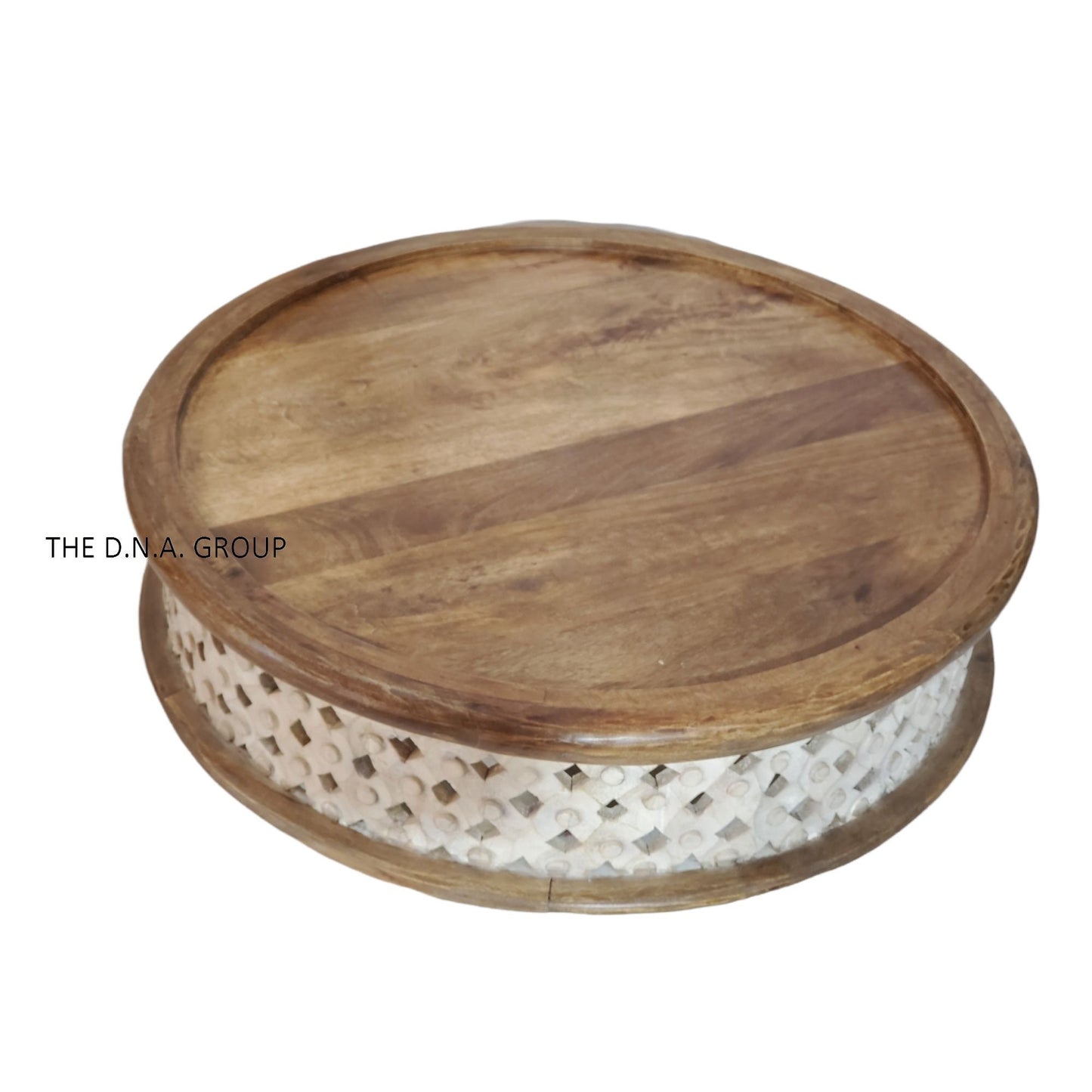 Round Wooden Coffee Table 4 Wood