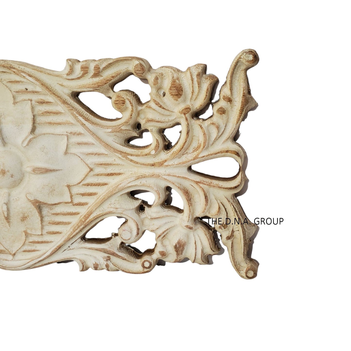 Handcrafted Large Floral Wood Wall Model 1