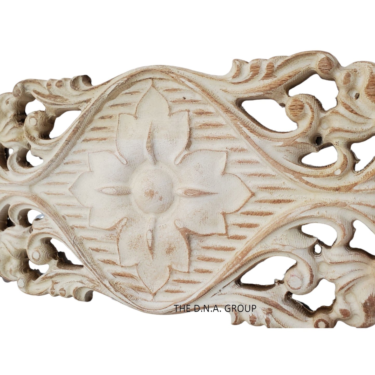 Handcrafted Large Floral Wood Wall Model 1