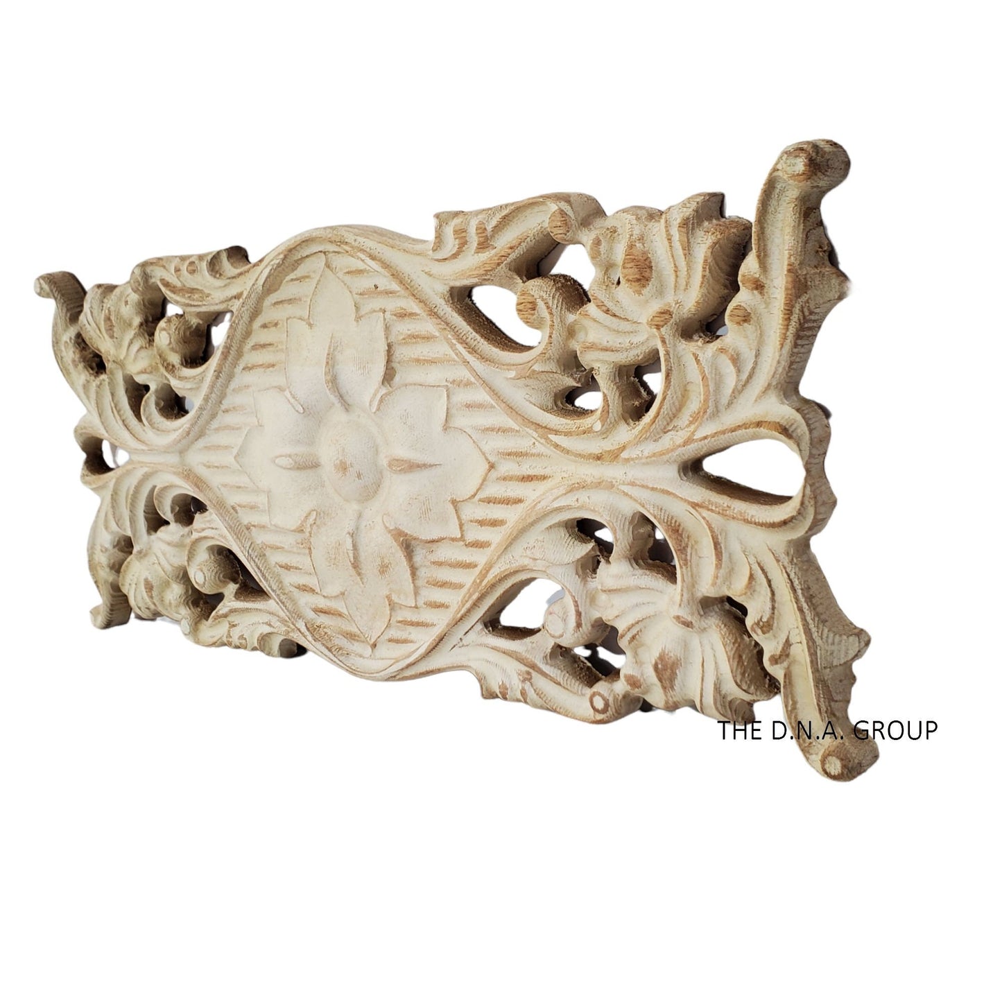 Handcrafted Large Floral Wood Wall Model 1