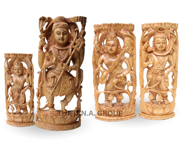 Wooden Handcrafted Lord Shiva Statue Model 1