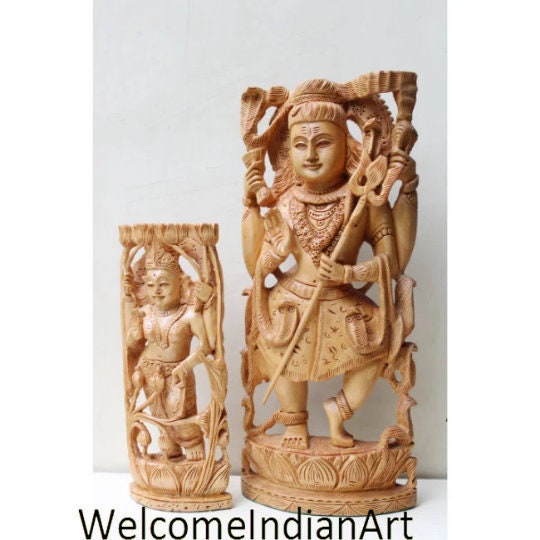 Wooden Handcrafted Lord Shiva Statue Model 1