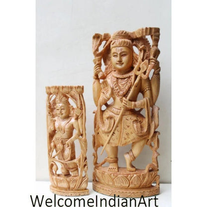 Wooden Handcrafted Lord Shiva Statue Model 1