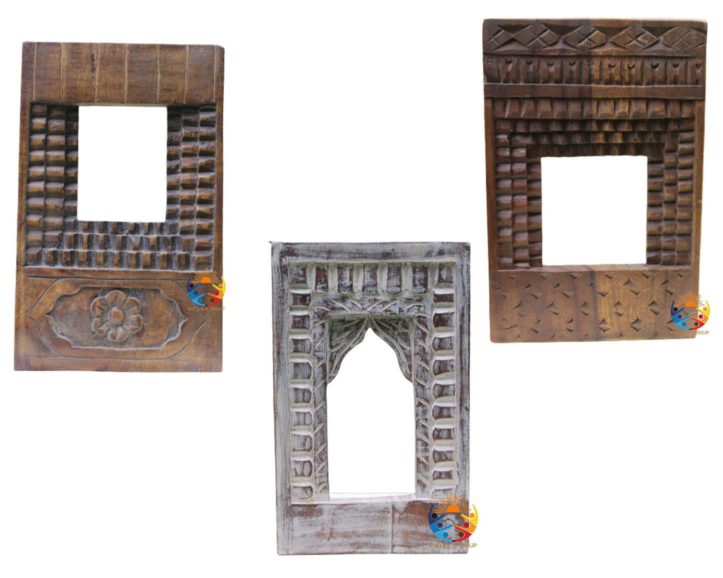 Unique Wood Frame for Mirror or Photo | Handcarved Art