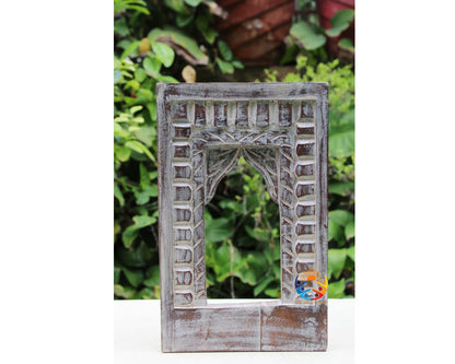 Unique Wood Frame for Mirror or Photo | Handcarved Art