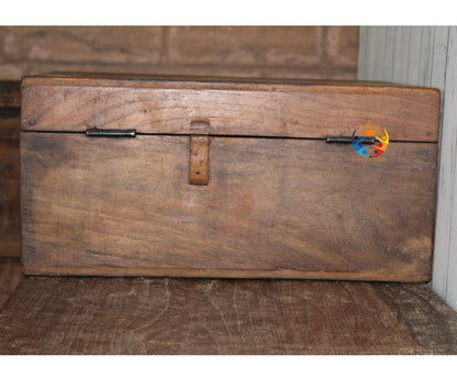 Vintage Wooden Tool Box Antique Model 1