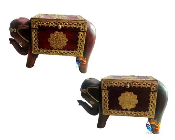 Rustic Elegant Wooden Elephant Home Model 1