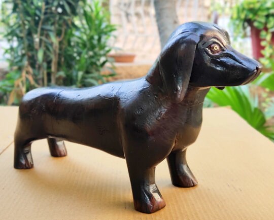 Wooden Hand Painted Animal Statue Horse
