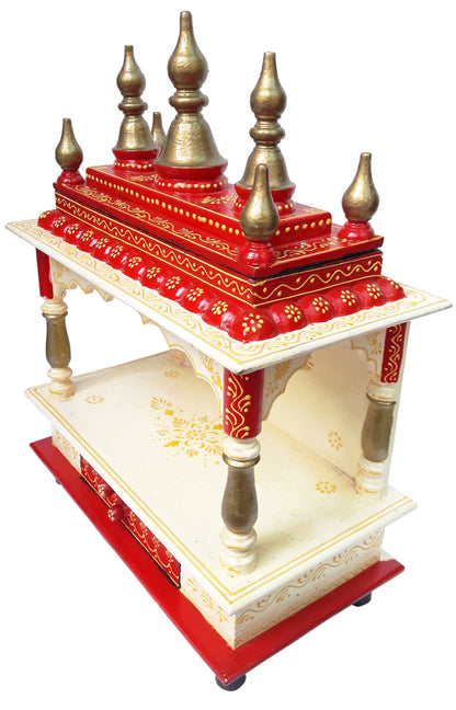 Wooden Temple Pooja Mandir For Wood