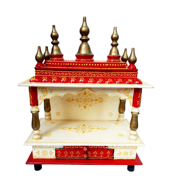 Wooden Temple Pooja Mandir For Wood