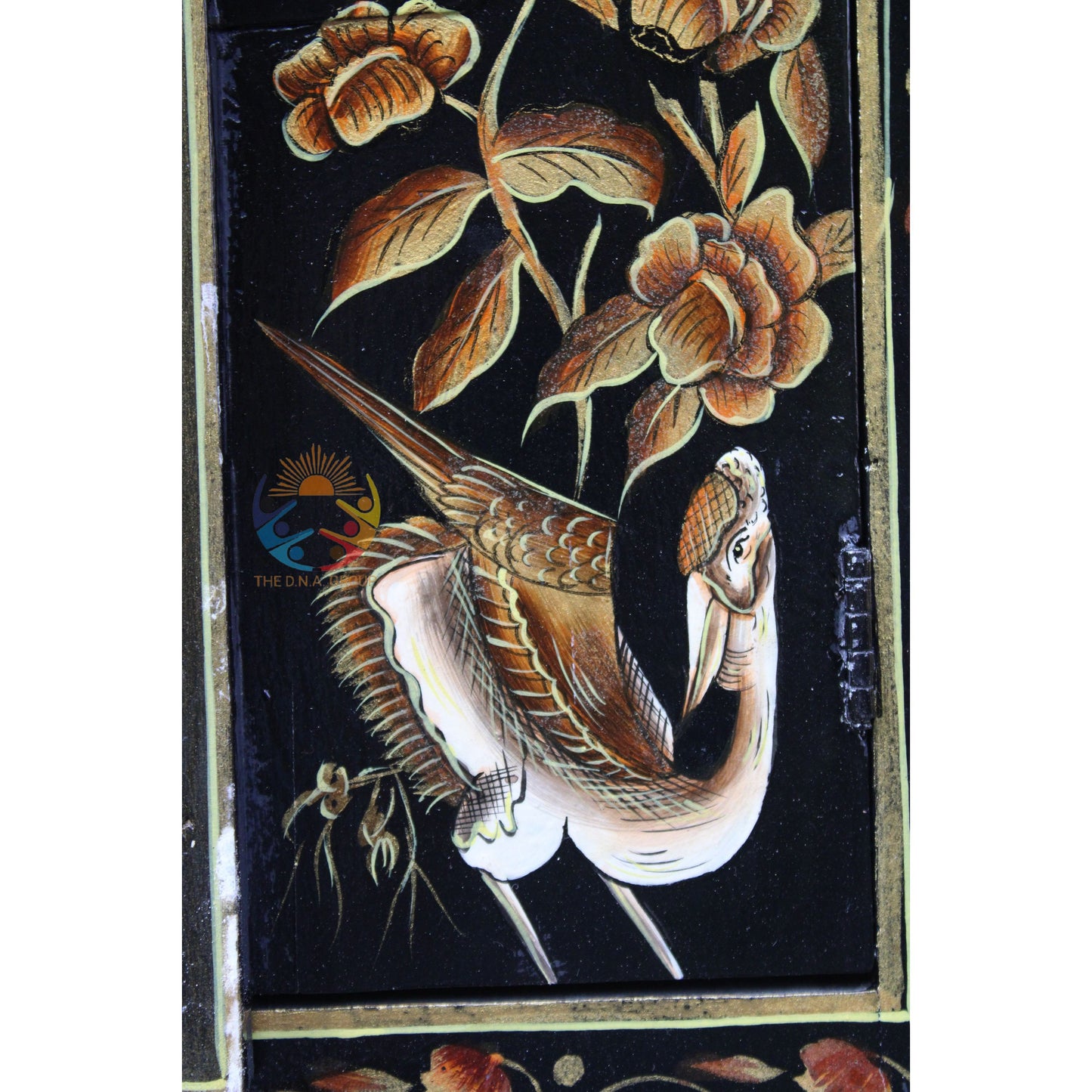 Wooden Hand Painted Beautiful Bird Window