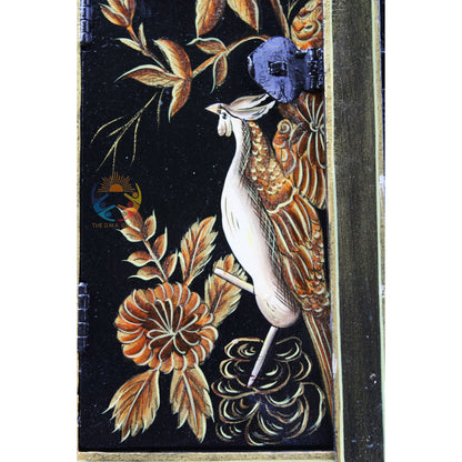 Wooden Hand Painted Beautiful Bird Window