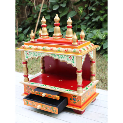 Wooden Temple Mandir For Home Indian