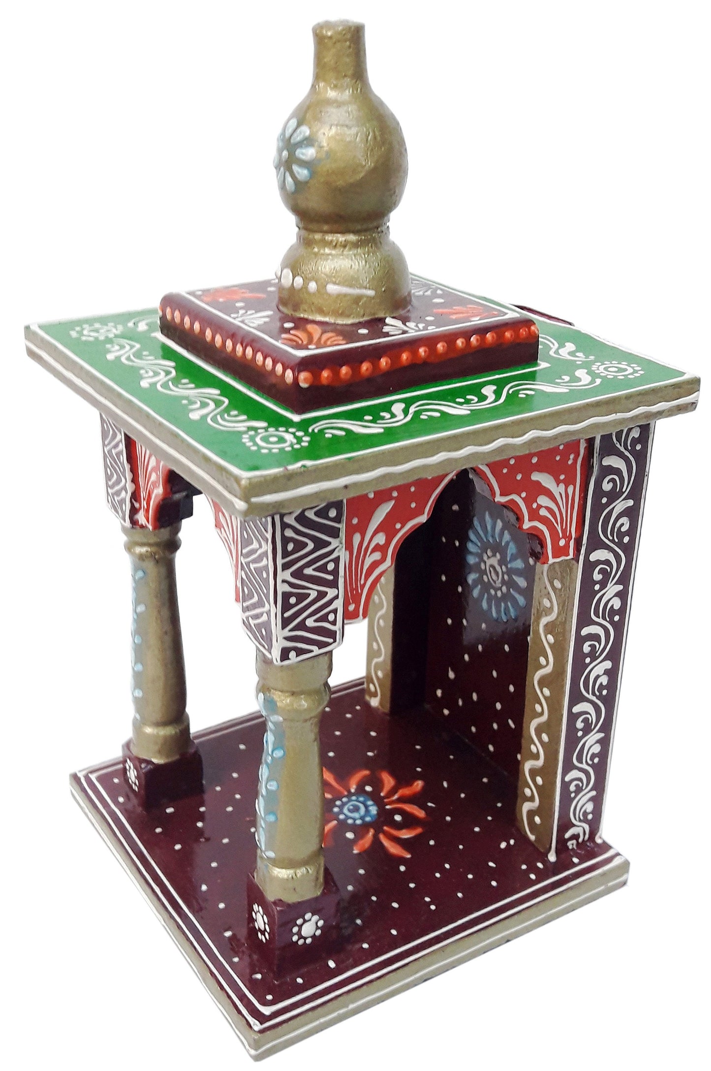 Handcrafted Wooden Temple For Home Model 1