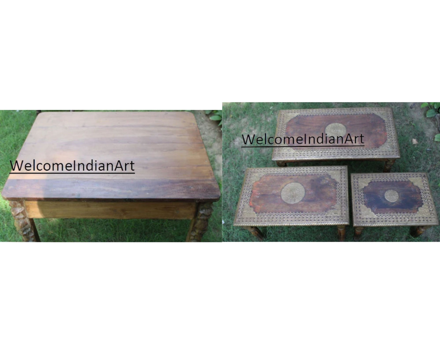 Antique Wooden Coffee Table Coffee Model 1