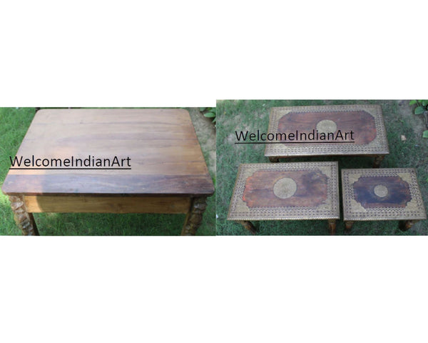 Antique Wooden Coffee Table Coffee Model 1