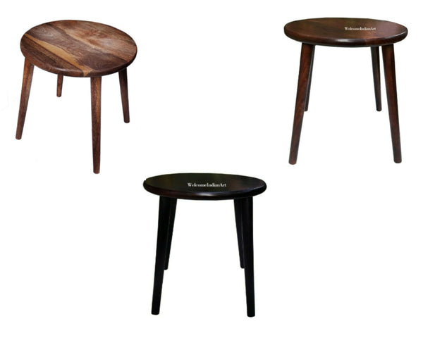 Solid Wood Round End Coffee Model 1