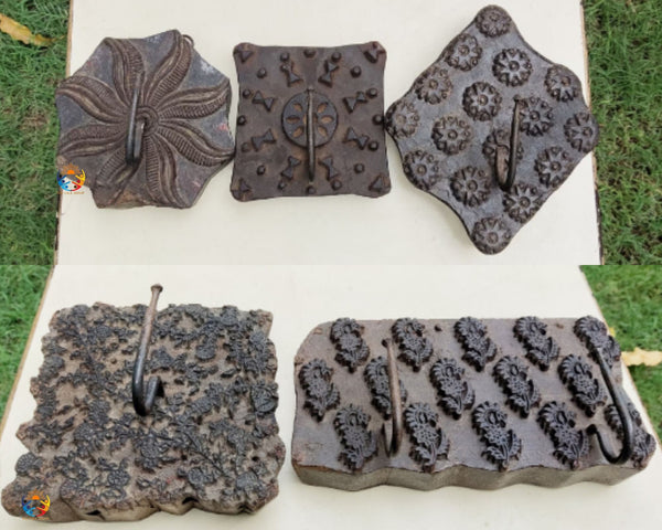 Printing Block Vintage Wooden Key Model 1 ( Set Of 3 )