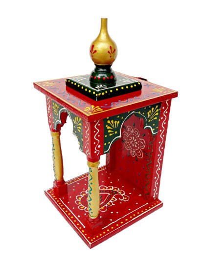 Small Compact Wooden Temple / Mandir