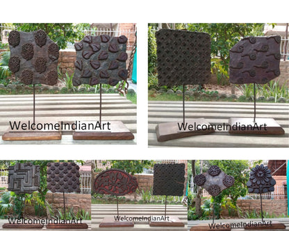 Indian Antique Wooden Textile Printing Model 1