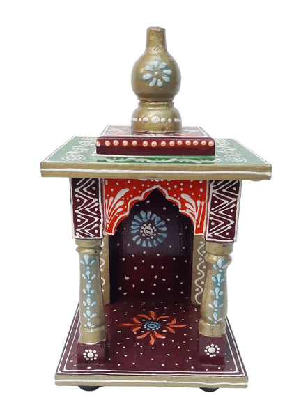 Handcrafted Wooden Temple For Home Model 1