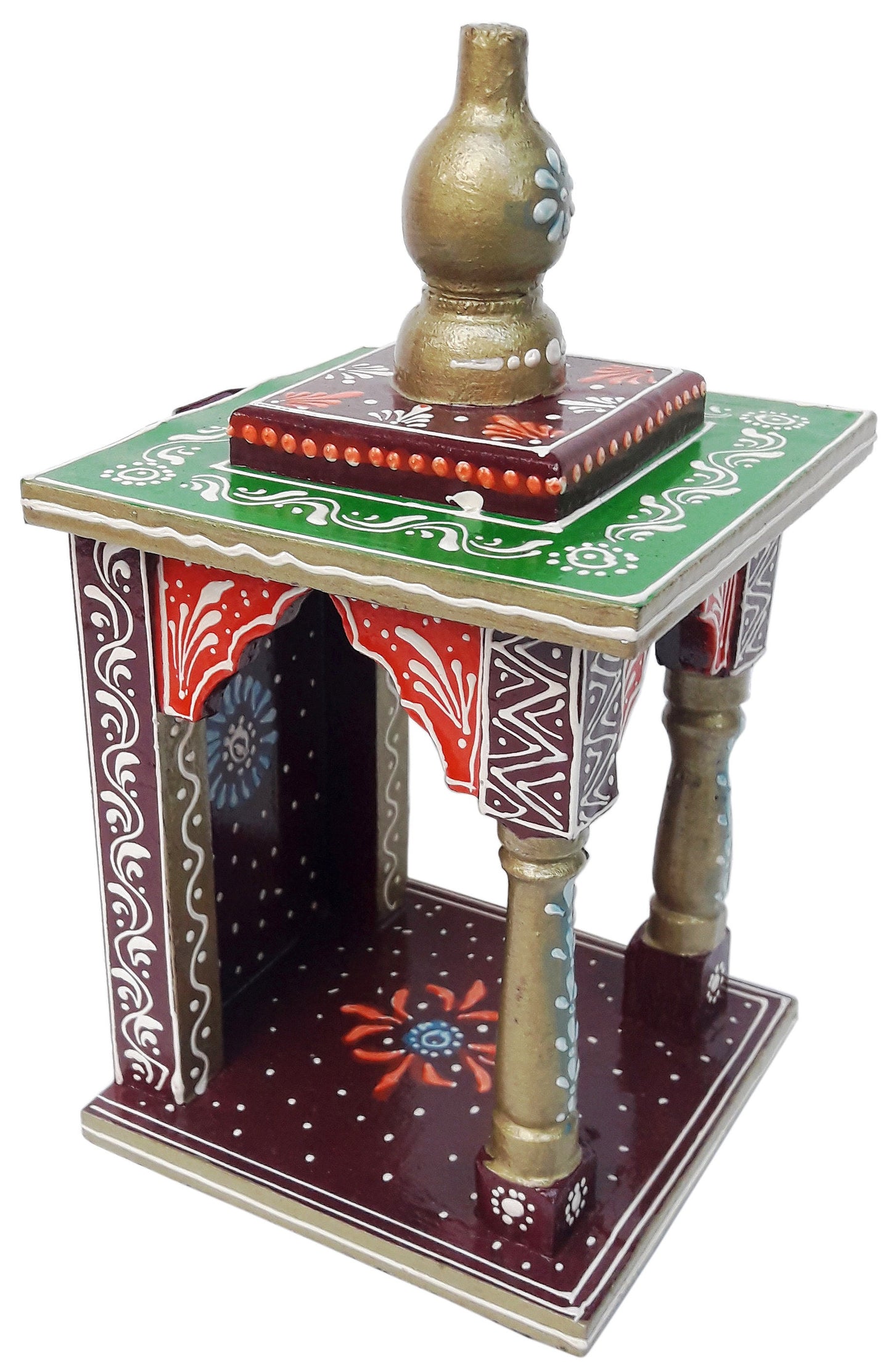 Handcrafted Wooden Temple For Home Model 1