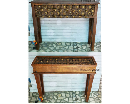 Indian Wooden Console Table Storage,Hand Model 1